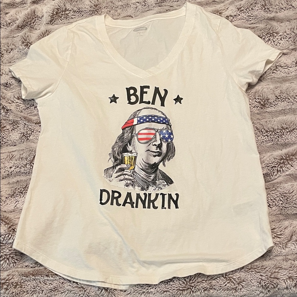 Old Navy white 4th of July  Tee